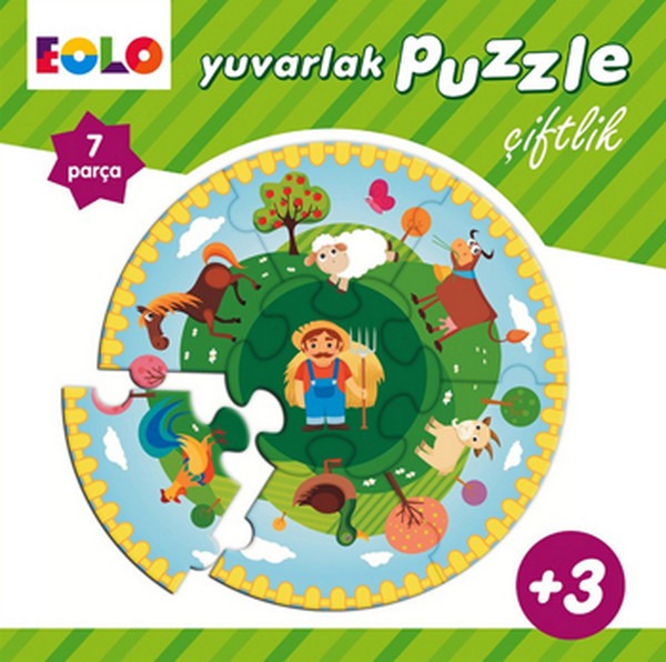 Yuvarlak Puzzle - Çiftlik | Eolo Yayıncılık
