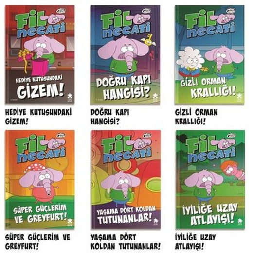 Fil Necati Serisi Seti - 6 Kitap Takım | Eksik Parça Yayınları (İnce Kapak )