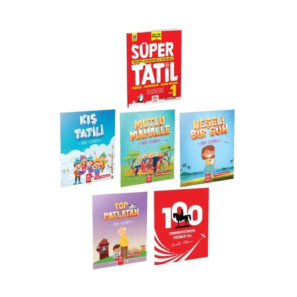 1. Sınıf Yarıyıl Tatil Seti (7 Kitap) | Model Eğitim Yayıncılık (Ciltsiz)