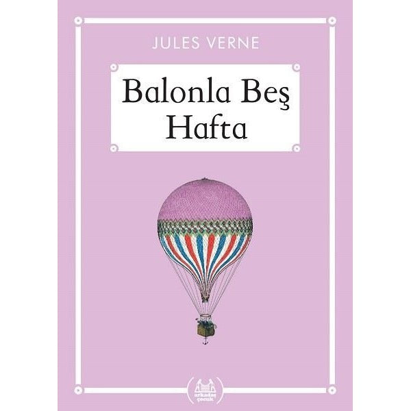 Balonla Beş Hafta - Gökkuşağı Cep Kitap