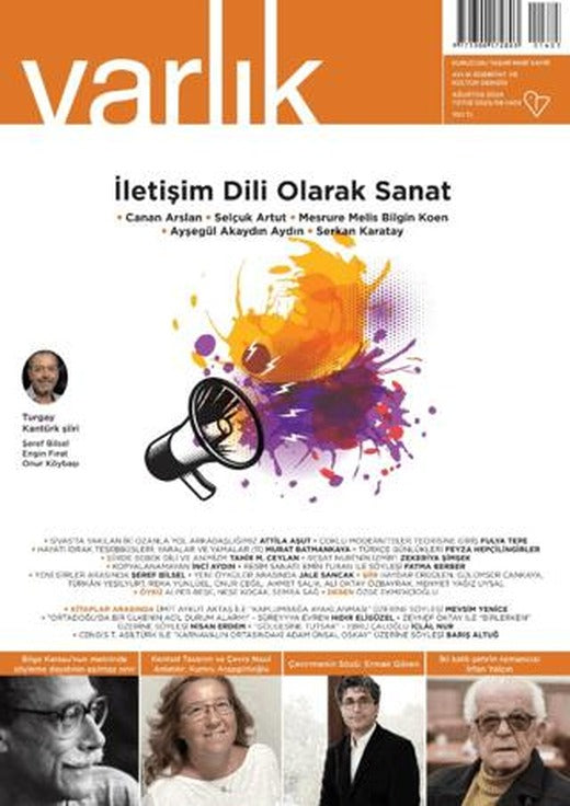 Varlık Edebiyat ve Kültür Dergisi Sayı: 1403 - Ağustos 2024 | Varlık Dergisi Yayınları (Ciltsiz)