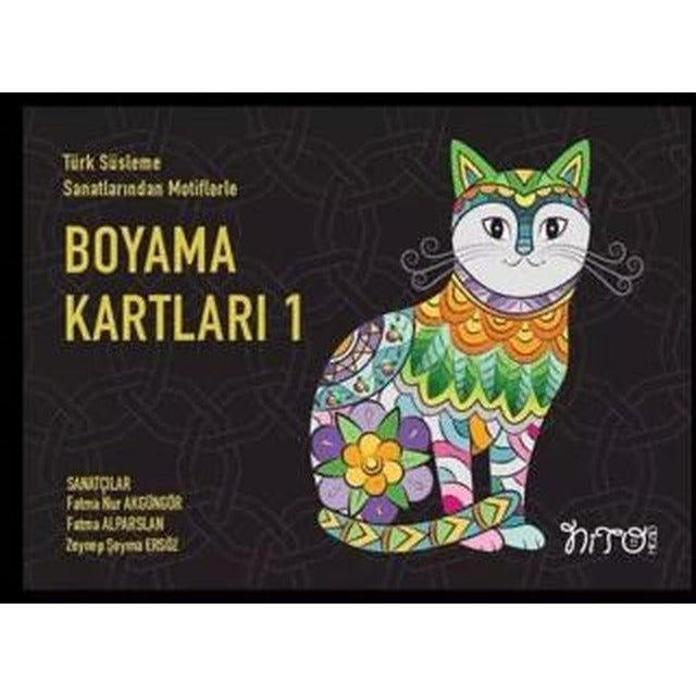 Türk Süsleme Sanatlarından Motiflerle Boyama Kartları 1