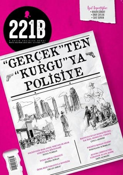 221B İki Aylık Polisiye Dergi Sayı: 15 Mayıs - Haziran 2018 | 221B Dergisi (Ciltsiz)