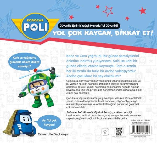 Robocar Poli - Yol Çok Kaygan Dikkat Et! | Eksik Parça Yayınları (İnce Kapak)  - Resim 2
