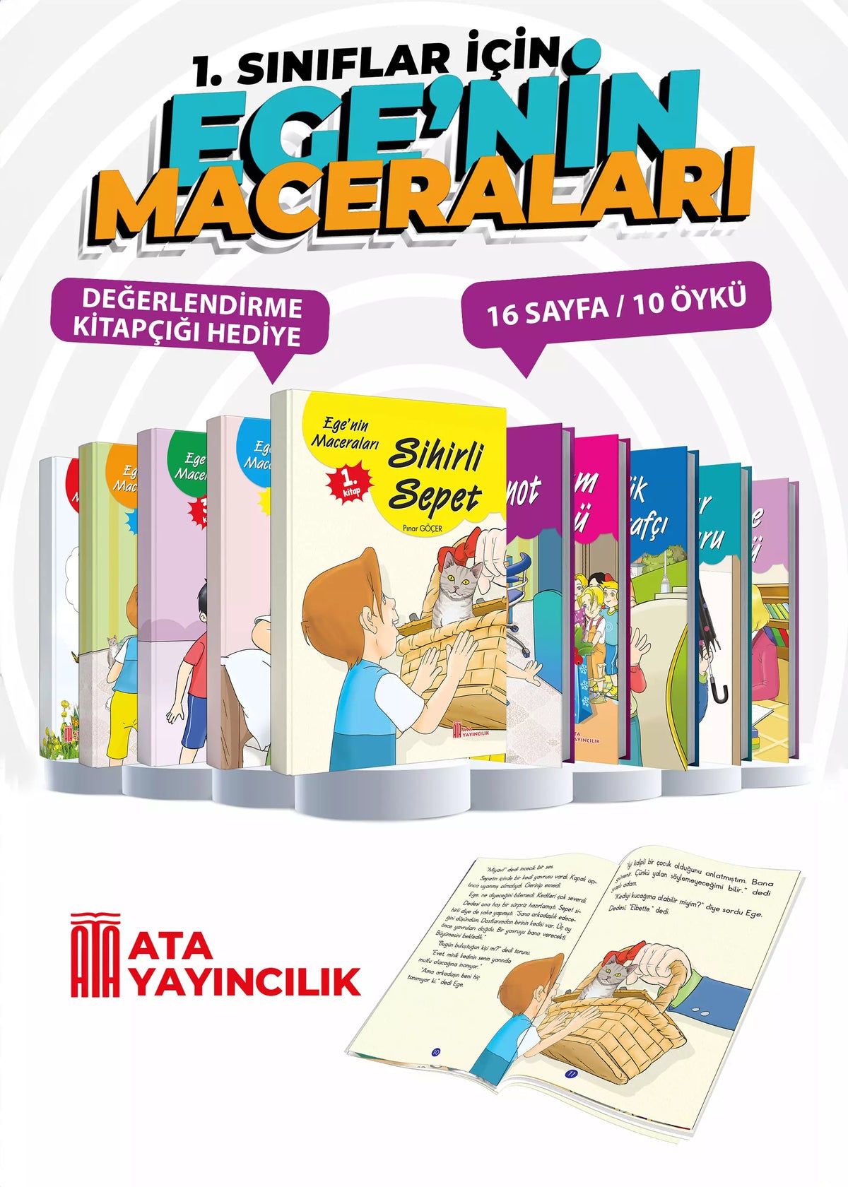Egenin Maceraları Öykü Dizisi (1 ve 2. Sınıflar) - PINAR GÖÇER kitap kapağı