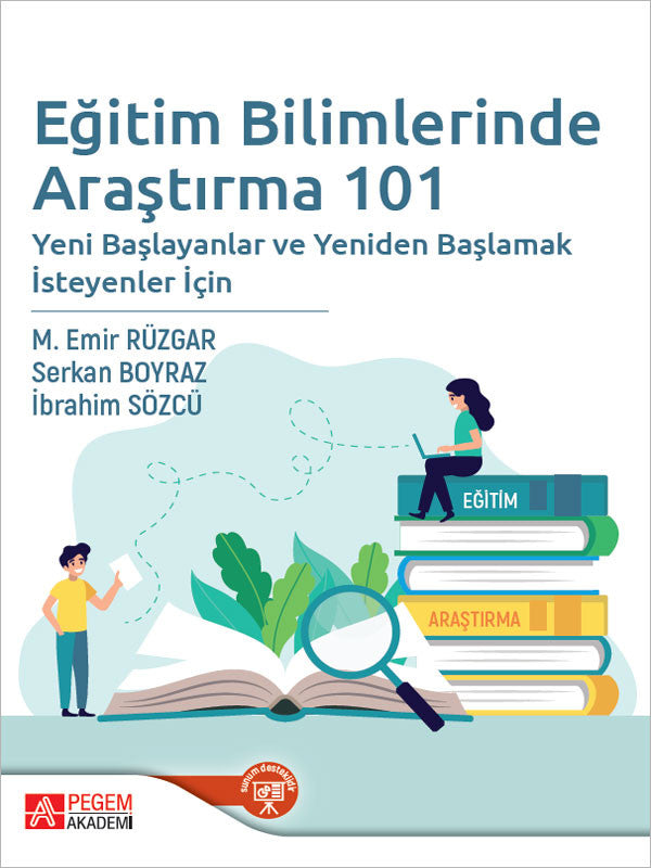 Eğitim Bilimlerinde Araştırma 101 - M. Emir Rüzgar kitap kapağı