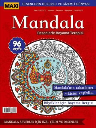 Maxi Mandala Desenlerle Boyama Terapisi 1 | Maxi Yayıncılık (Ciltsiz)  - Resim 1