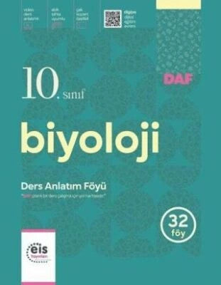 Eis 10.Sınıf Biyoloji Ders Anlatım Föyü 32 Föy kitap kapağı