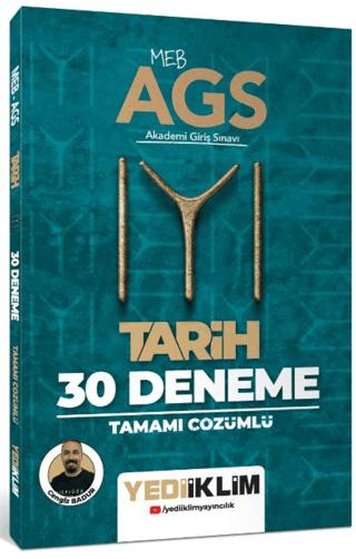 MEB AGS Kayı Tarih Tamamı Çözümlü 30 Deneme | Yediiklim Yayınları (Ciltsiz)  - Resim 1