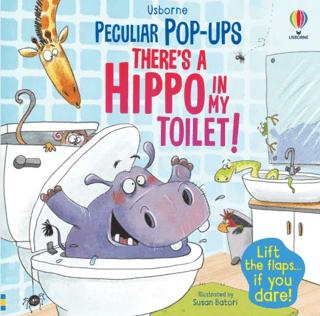 There's A Hippo In My Toilet! | Usborne (Ciltli)  - Resim 1