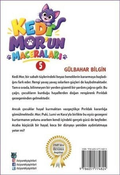 Son Yolculuk Pırıldak - Kedi Mor'un Maceraları 5 | Özyürek Yayınevi (İnce Kapak)  - Resim 2