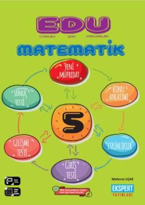 5.Sınıf Edu Matematik Etkinlikli Soru Bankası - Kolektif kitap kapağı