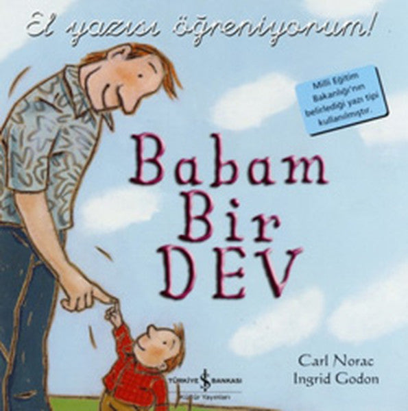 El Yazısı Öğreniyorum-Babam Bir Dev - Carl Norac kitap kapağı