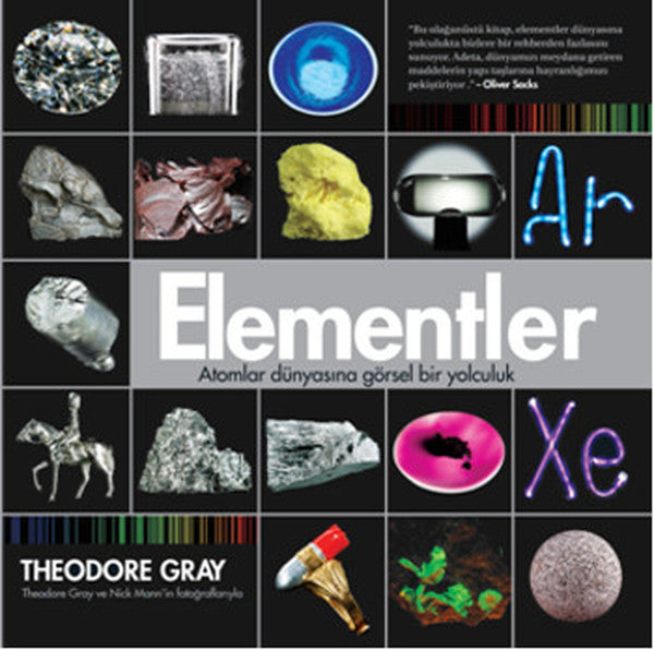 Elementler - Theodore Gray kitap kapağı