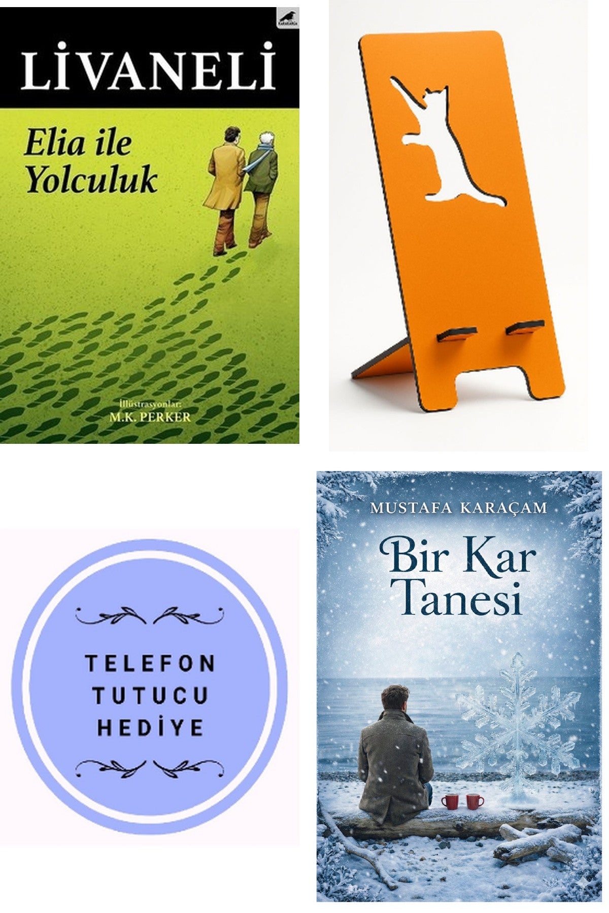 Elia İle Yolculuk - Zülfü Livaneli + Telefon Tutucu + Bir Kar Tanesi kitap kapağı