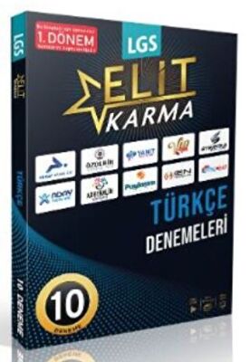 Elit Karma 8. Sınıf Türkçe 10 Lu Deneme 1. Dönem - Kolektif kitap kapağı