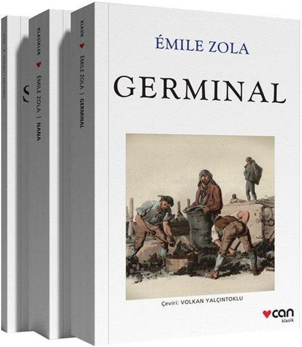 Emile Zola Seti - 3 Kitap Takım | Can Yayınları