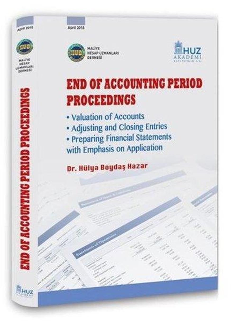 End of Accounting Period Proceedings | Maliye Hesap Uzmanları Derneği