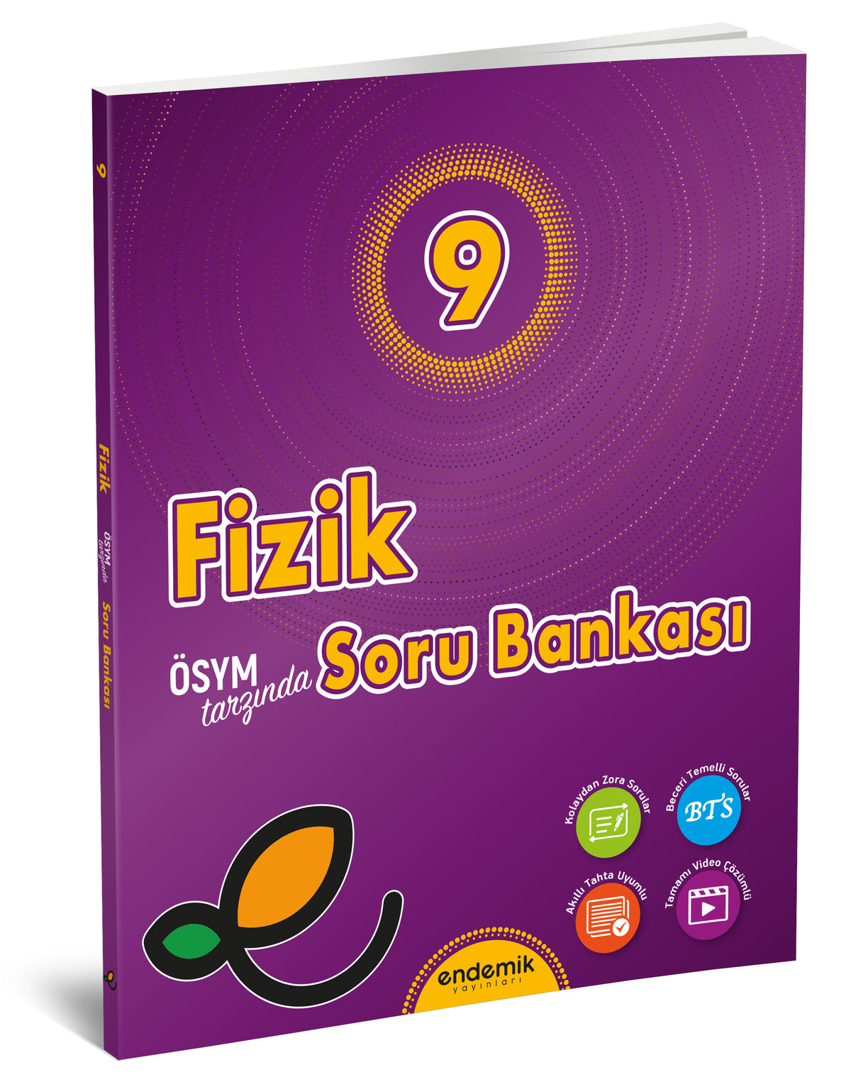 Endemik 2026 9. Sınıf Fizik Soru Bankası Güncel Müfredat kitap kapağı