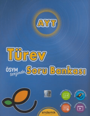 Endemik 2025 Ayt Türev Soru Bankası - Kolektif kitap kapağı