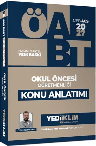 2027 MEB AGS ÖABT Okul Öncesi Öğretmenliği Konu Anlatımı | Yediiklim Yayınları (Ciltsiz)  - Resim 1
