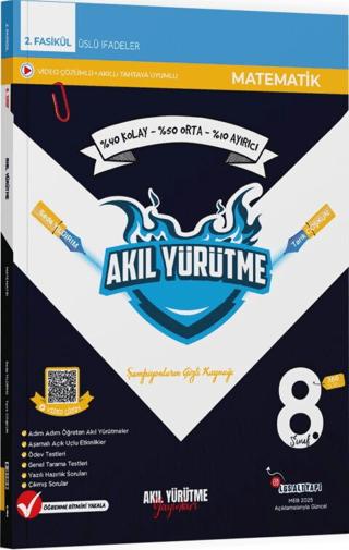 8. Sınıf Üslü İfadeler 2. Fasikül | Akıl Yürütme Yayınları (Ciltsiz)  - Resim 1