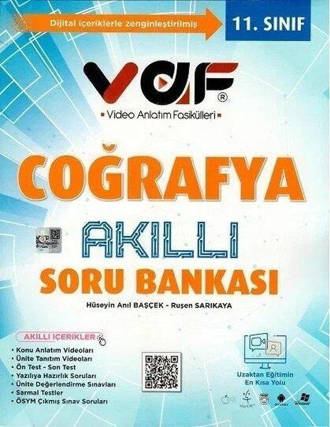 11.Sınıf Coğrafya Akıllı Soru Bankası | Vaf Yayınları (İnce Kapak)  - Resim 1