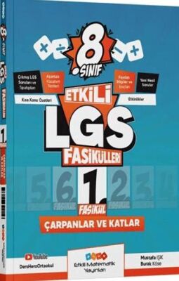 8. Sınıf Etkili LGS Fasikülleri Çarpan ve Katlar 1 - Burak Köse kitap kapağı