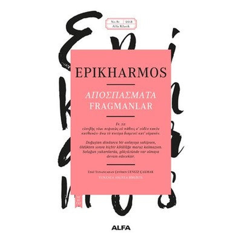 Epikharmos Fragmanlar | Alfa Yayınları
