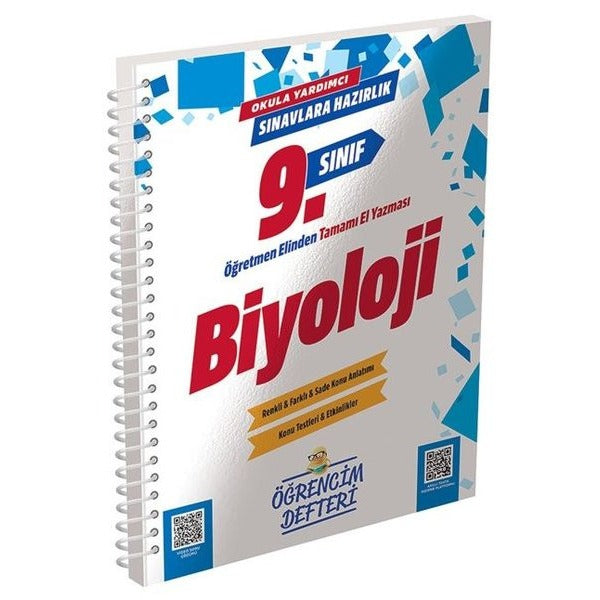 9. Sınıf Biyoloji Öğrencim Defteri | Murat Yayınları (İnce Kapak)