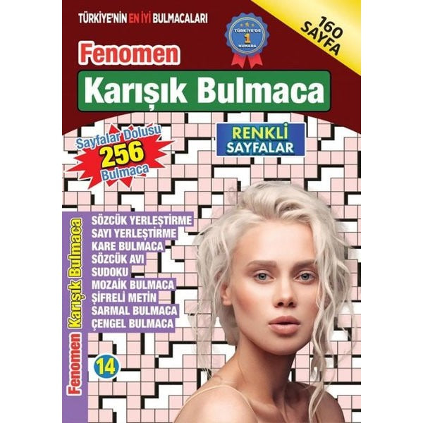 Fenomen Karışık Bulmaca - 14 | Maxi Yayıncılık (İnce Kapak)