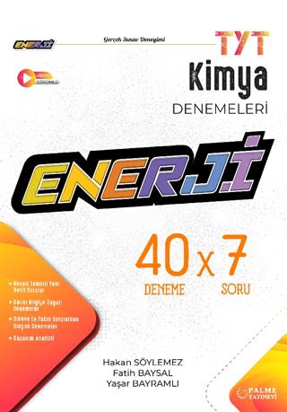 TYT Enerji Kimya 40 X 7 Deneme Kitabı | Palme Yayınları (Ciltsiz)  - Resim 1