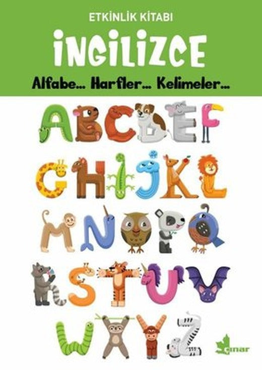 İngilizce Alfabe - Etkinlik Kitabı | Çınar Yayınları