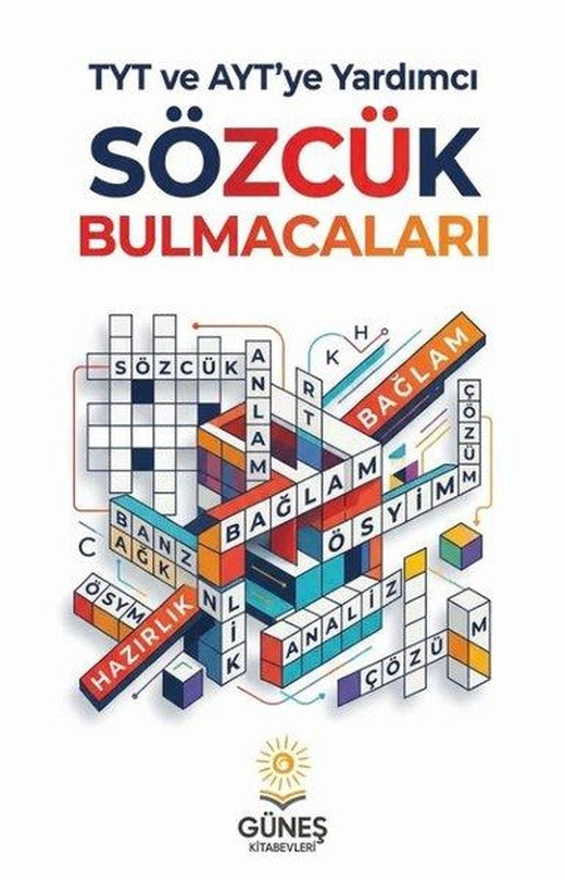 TYT ve AYT'ye Yardımcı Sözcük Bulmacaları | Güneş Kitabevleri (İnce Kapak)