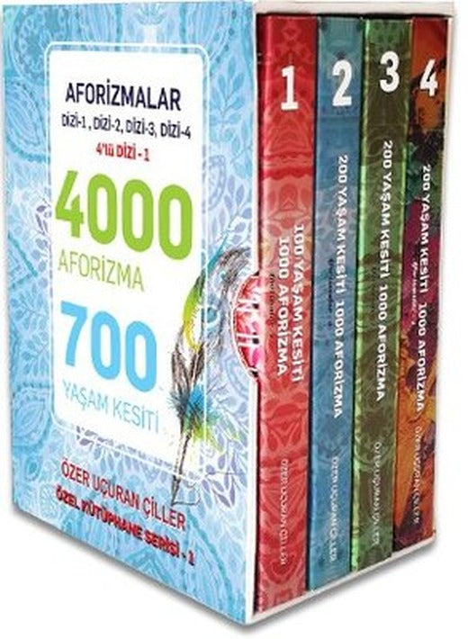 Özer Uçuran Çiller – Aforizmalar Serisi - 4 Kitap Takım Kutulu | Marnet Yayıncılık (İnce Kapak)