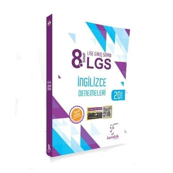 8.Sınıf LGS İngilizce Denemeleri | Karekök Eğitim Yayın (İnce Kapak)