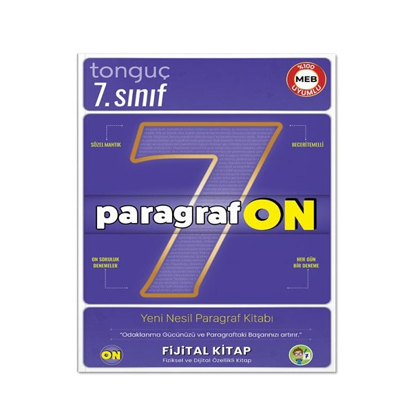 7. Sınıf ParagrafON Soru Bankası | Tonguç Akademi (İnce Kapak)