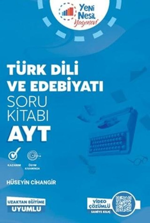Yeni Nesil YKS AYT Türk Dili ve Edebiyat Soru Kitabı | Yeni Nesil Yayınevi (Ciltsiz)