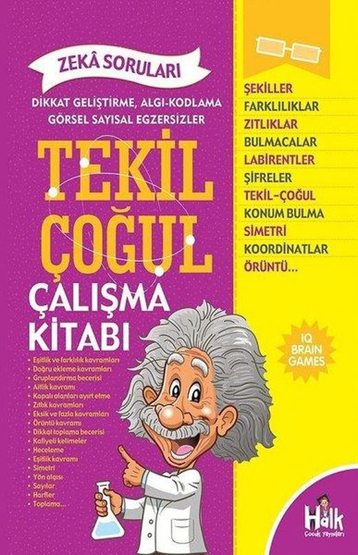 Tekil Çoğul Çalışma Kitabı | Halk Kitabevi (İnce Kapak)