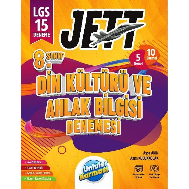 8. Sınıf Jett Din Kültürü ve Ahlak Bilgisi 15 Deneme