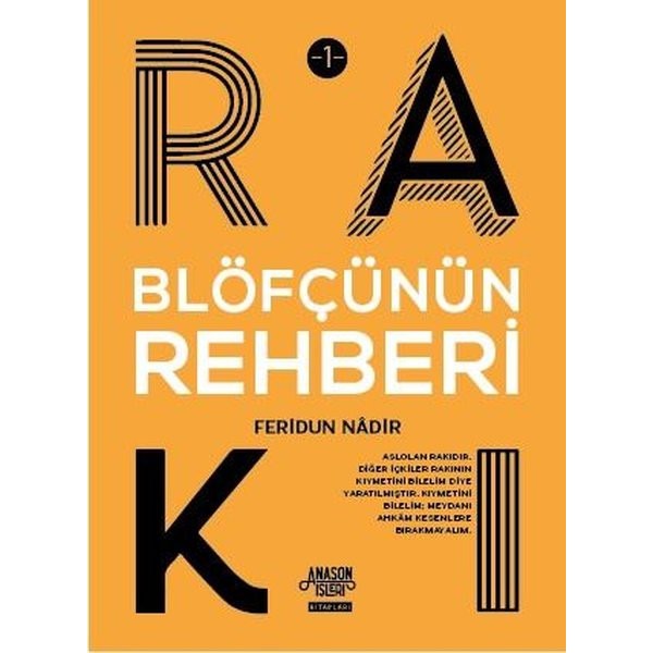 Blöfçünün Rakı Rehberi | Overteam Yayınları (Cep Boy)
