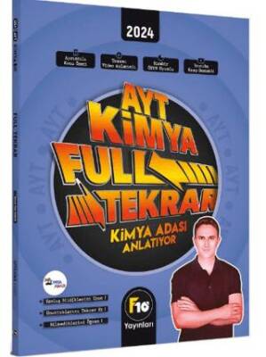 F10 Yayınları Kimya Adası AYT Kimya Full Tekrar Video Ders Kitabı - Murat Namlı kitap kapağı