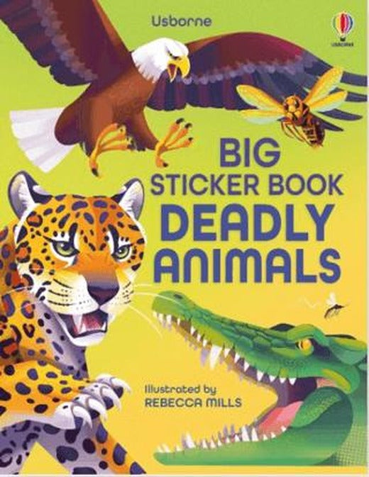 Big Sticker Book Deadly Animals | Usborne (Ciltsiz)