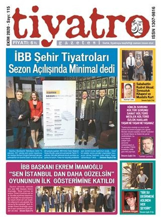 Tiyatro Gazetesi Sayı: 115 Ekim 2020 | Tiyatro Gazetesi (Ciltsiz)