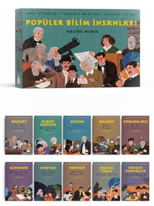 Popüler Bilim İnsanları (10 Kitap) | Nesil Çocuk Yayınları (Ciltsiz)
