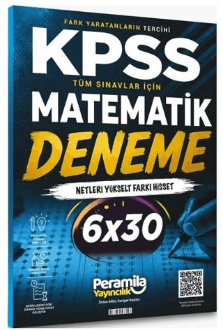 KPSS Matematik 6 Deneme Çözümlü | Peramila Yayıncılık (Ciltsiz)  - Resim 1