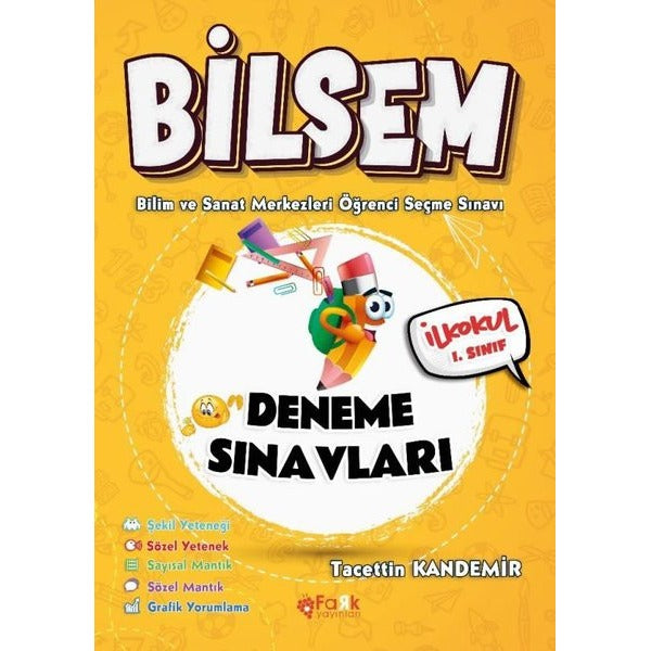 Bilsem (Bilim ve Sanat Merkezleri Öğrenci seçme Sınavı) | Fark Yayınları (Ciltsiz)