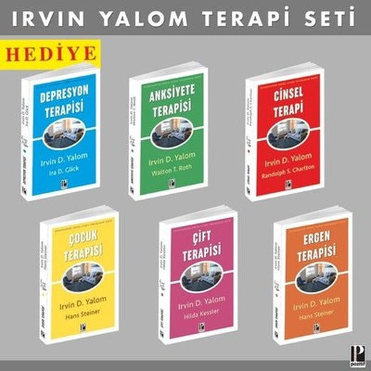 Irvin D. Yalom Kutulu Terapi Seti - 6 Kitap Takım | Pozitif Yayıncılık (İnce Kapak)