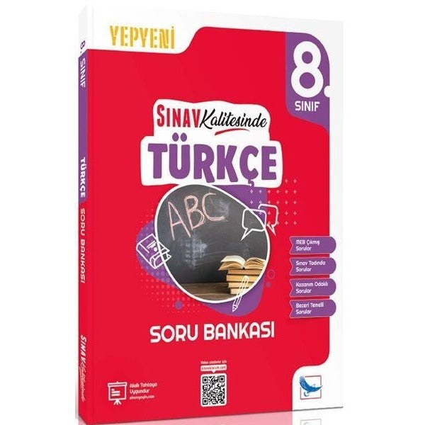 8.Sınıf Türkçe Sınav Kalitesinde Soru Bankası | Sınav Yayınları (İnce Kapak)