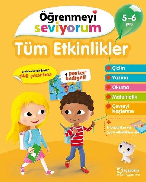 Öğrenmeyi Seviyorum-Tüm Etkinlikler 5-6 Yaş | Uçanbalık Yayıncılık (İnce Kapak)  - Resim 1
